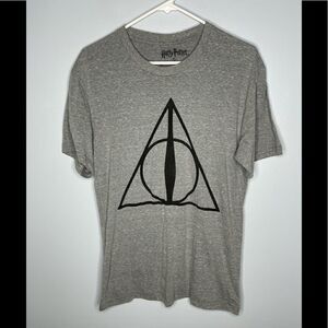 Harry Potter Deathly Hollows Graphic T Shirt Medium